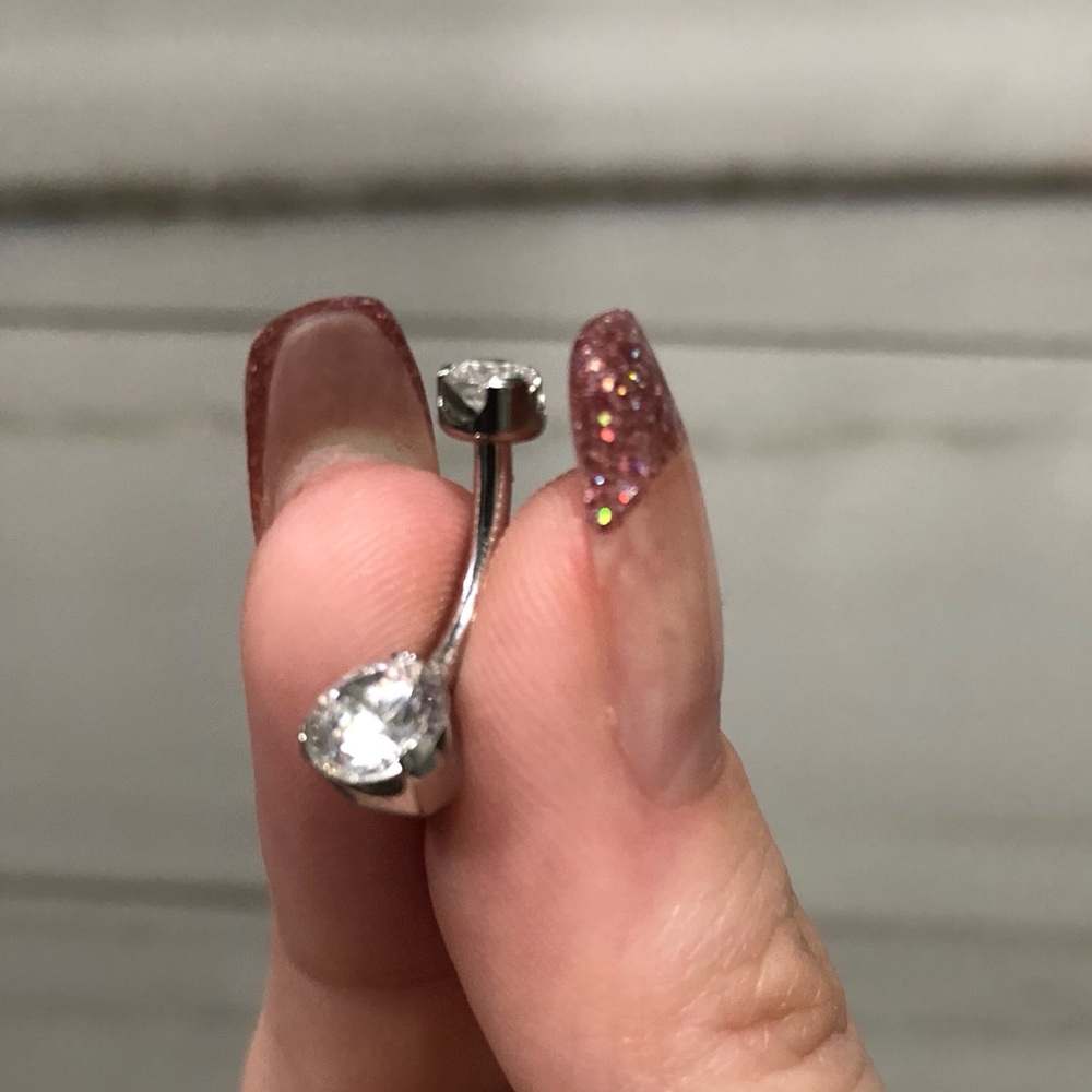 Anatometal 14G 7/16” navel jewelry